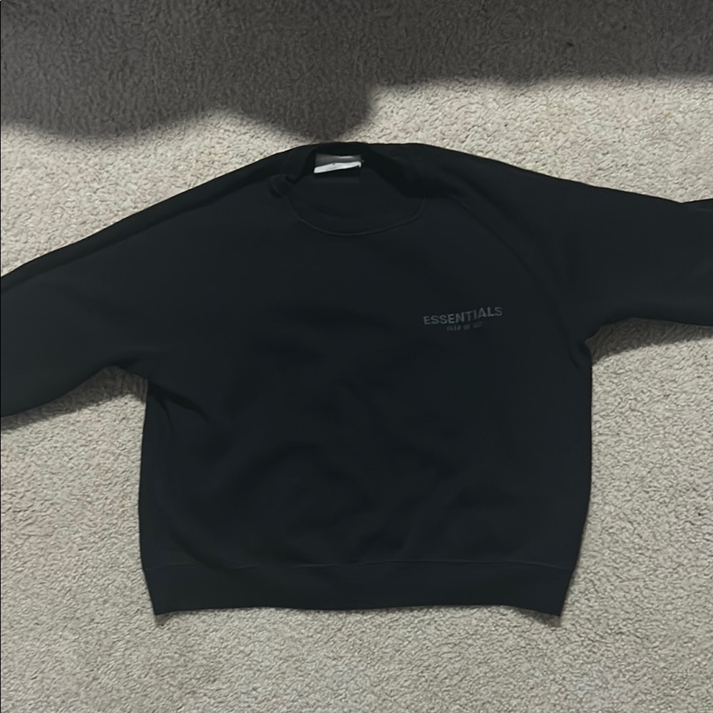 Essentials Men's Black Sweater